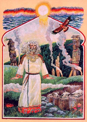 Хорс - один з ключових солярних богів слов'янського пантеону, син Рода, брат   Велеса   (За іншою версією відноситься до третього покоління)