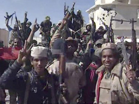 У Лівії - радість у зв'язку з повідомленнями про захоплення Муаммара Каддафі