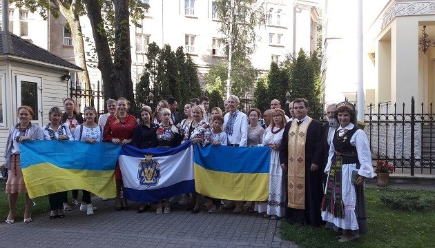 У Вільнюсі відбулася урочиста церемонія підняття Державного Прапора України / Фото: lithuania